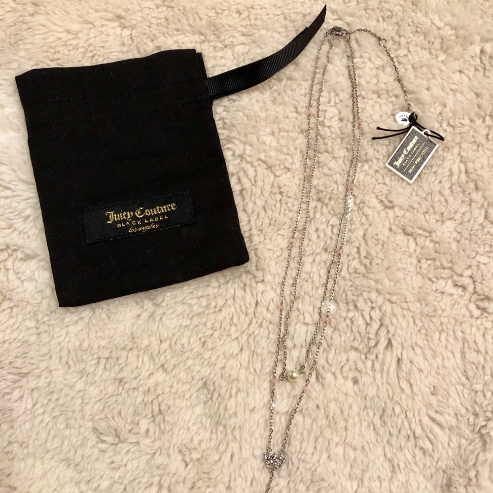 Juicy couture - original black label necklace